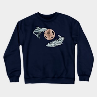 Space sharks Crewneck Sweatshirt